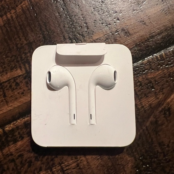 Apple Earbuds OEM - iPhone Lightning Cable Earbud Headphones Wired - Picture 1 of 2